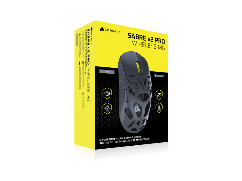 Corsair Sabre V2 Pro MG Ultralight Wireless - Gaming Maus (Schwarz)