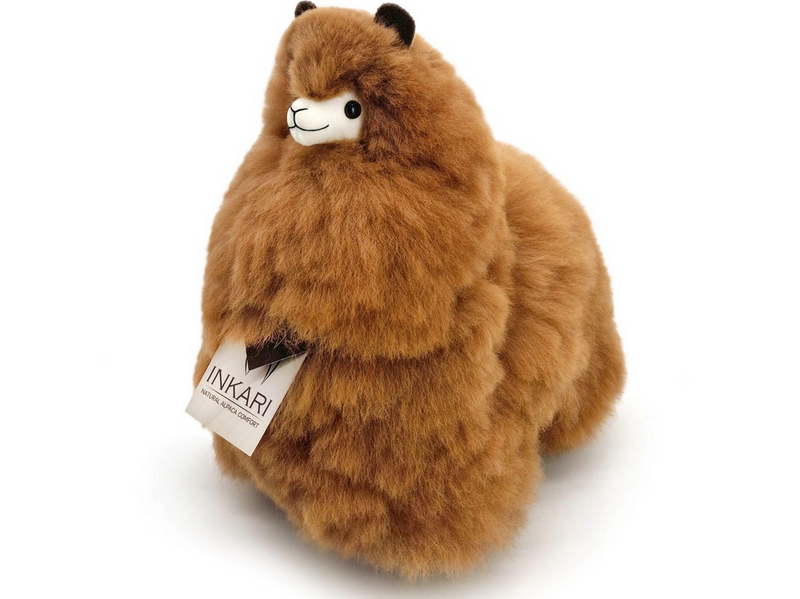Inkari Alpacas Alpaca Hazelnut Medium - 32CM - HAZELNUT