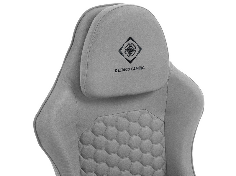 Deltaco DC130 Gaming Gaming Stuhl - Grau - Stoff