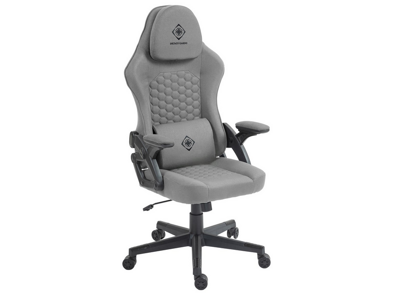 Deltaco DC130 Gaming Gaming Stuhl - Grau - Stoff