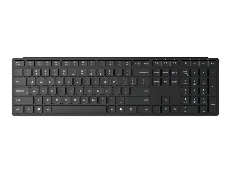 Lenovo Wireless Multi-Mode Pro Keyboard 6000 Nordic - Tastatur - Nordic ISO - Schwarz