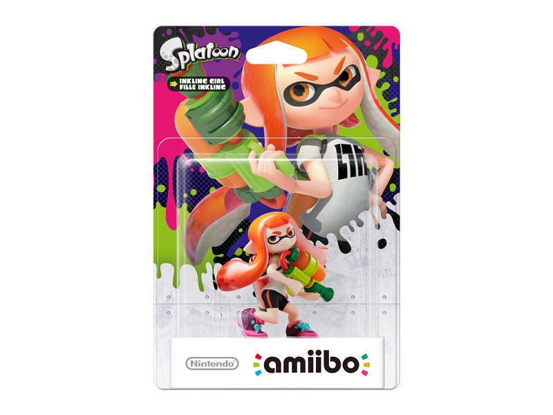 Nintendo Amiibo Inkling Girl (Splatoon Collection)