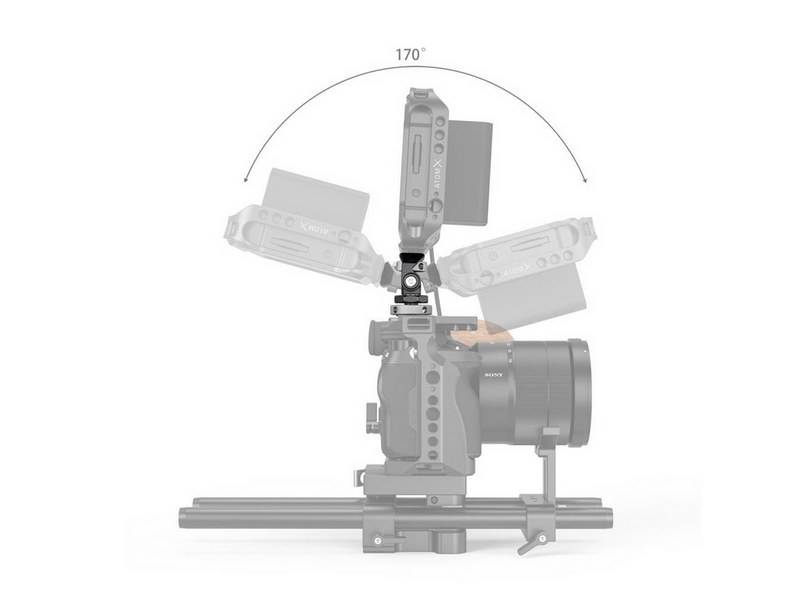 SmallRig 2905 Swivel and Tilt Adjustable Monitor Mount Cold Shoe-Mount