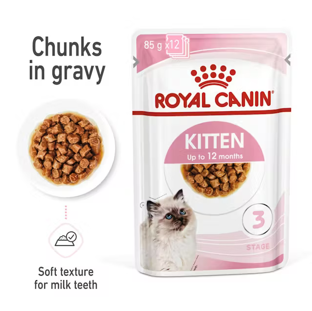 Royal Canin Kitten in Gravy 85g (12-Pack)