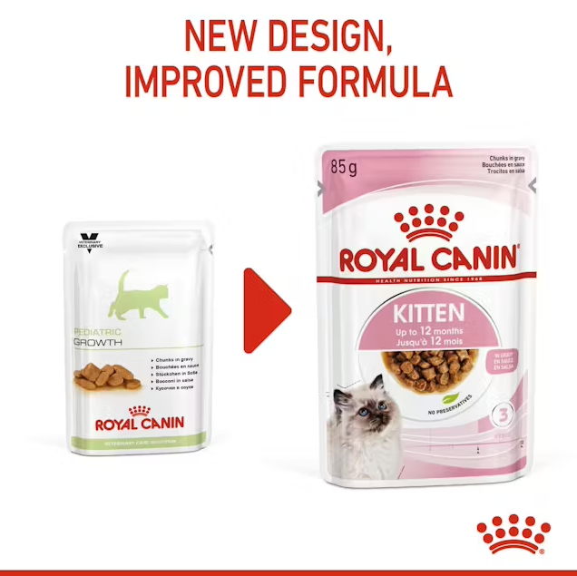 Royal Canin Kitten in Gravy 85g (12-Pack)