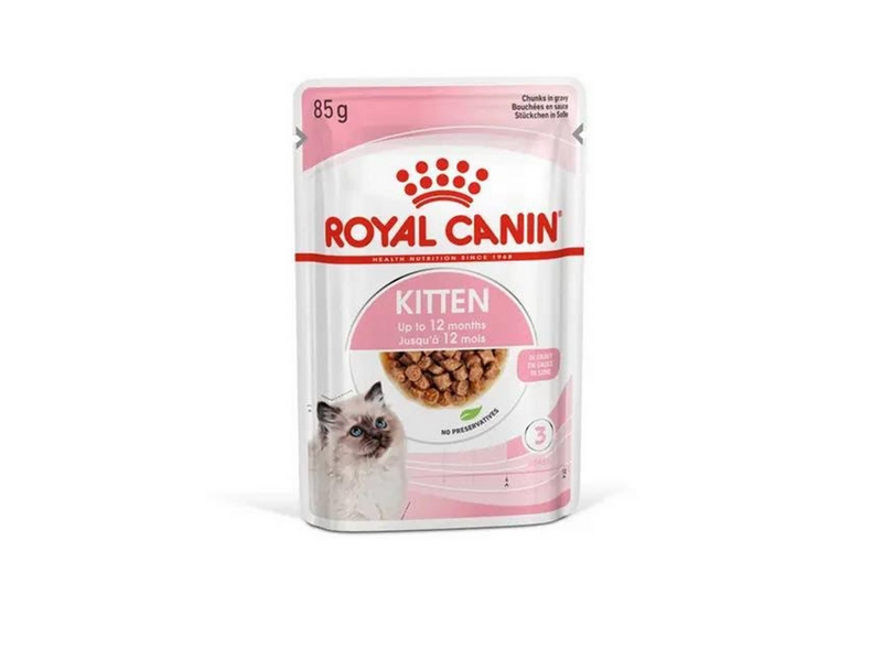 Royal Canin Kitten in Gravy 85g (12-Pack)