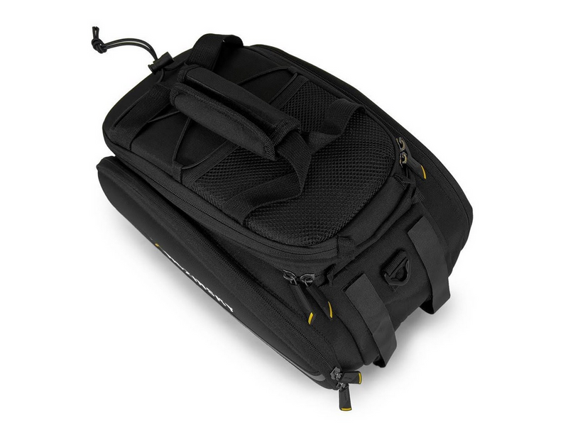 Wozinsky large bike rack bag 35l + rain cover black (WBB19BK)