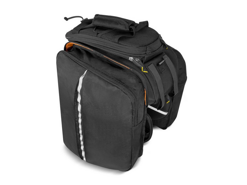 Wozinsky large bike rack bag 35l + rain cover black (WBB19BK)