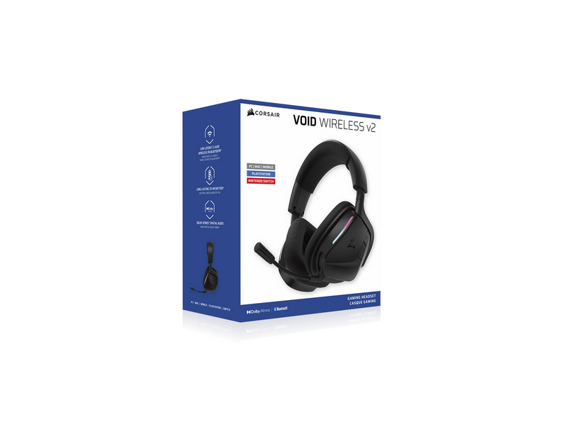 Corsair VOID V2 - Carbon - Wireless Headset - Sony PlayStation 5