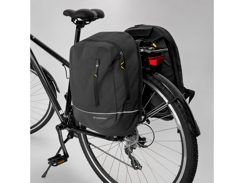 Wozinsky Double Bike Bag Backpack 2in1 30l Black (WBB30BK)