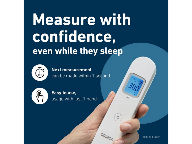 Omron Thermometer Gentle Temp 730 - Infrarot-Stirnthermometer