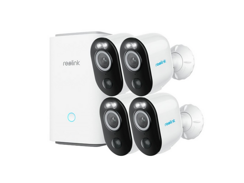 REOLINK Home Hub + 4x Argus 3 Pro 2K | 4MP | Batte