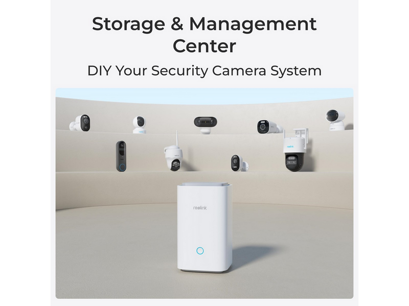 REOLINK Home Hub + 4x Argus 3 Pro 2K | 4MP | Batte