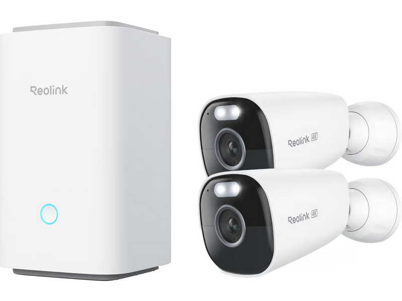 REOLINK Hub with 2x Argus Eco Ultra 4K | 8MP | Battery | IP66