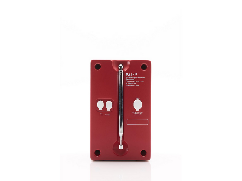 Tivoli Audio PAL+ BT - Rot - DAB/DAB+/DMB/FM - Mono