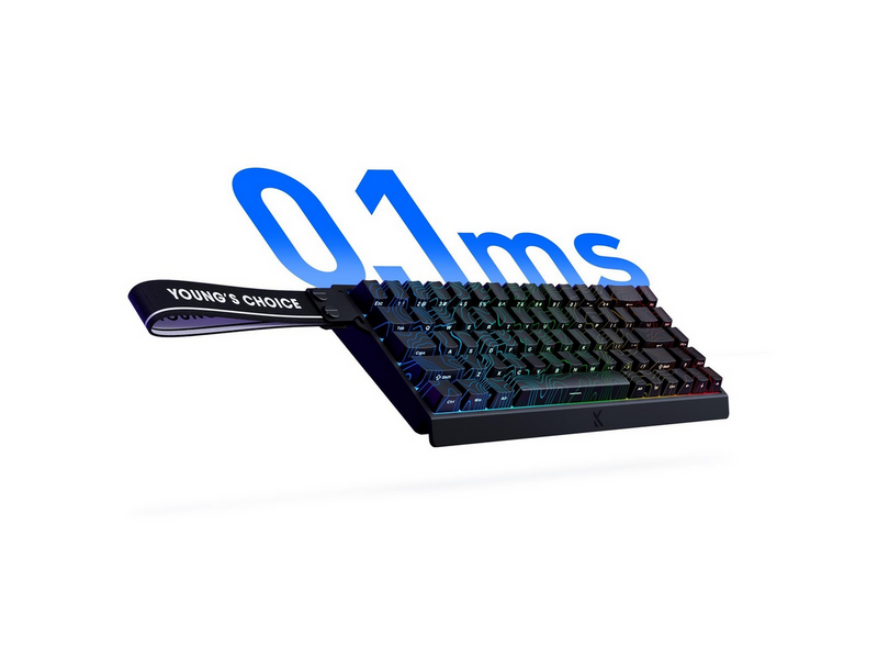 MCHOSE Ace 68 TTC Dragon Lord Hall Effect - Gaming Tastatur (TKL) - 65% - Englisch (US) - Weiss