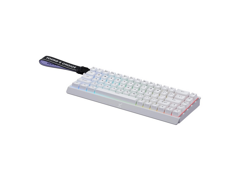 MCHOSE Ace 68 TTC Dragon Lord Hall Effect - Gaming Tastatur (TKL) - 65% - Englisch (US) - Weiss