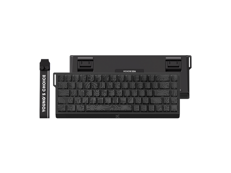 MCHOSE Ace 68 TTC Dragon Lord Hall Effect - Gaming Tastatur (TKL) - 65% - Englisch (US) - Schwarz