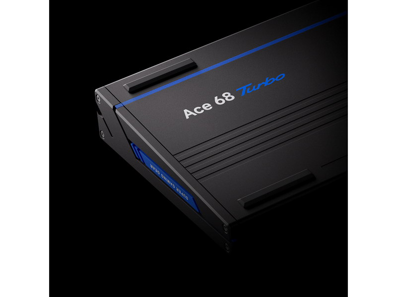 MCHOSE Ace 68 Turbo (Cyber Black) - Gaming Tastatur (TKL) - 65% - Englisch (US) - Schwarz
