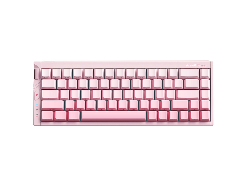 MCHOSE Ace 68 Turbo (Peachy Pink) - Gaming Tastatur (TKL) - 65% - Englisch (US) - Pink