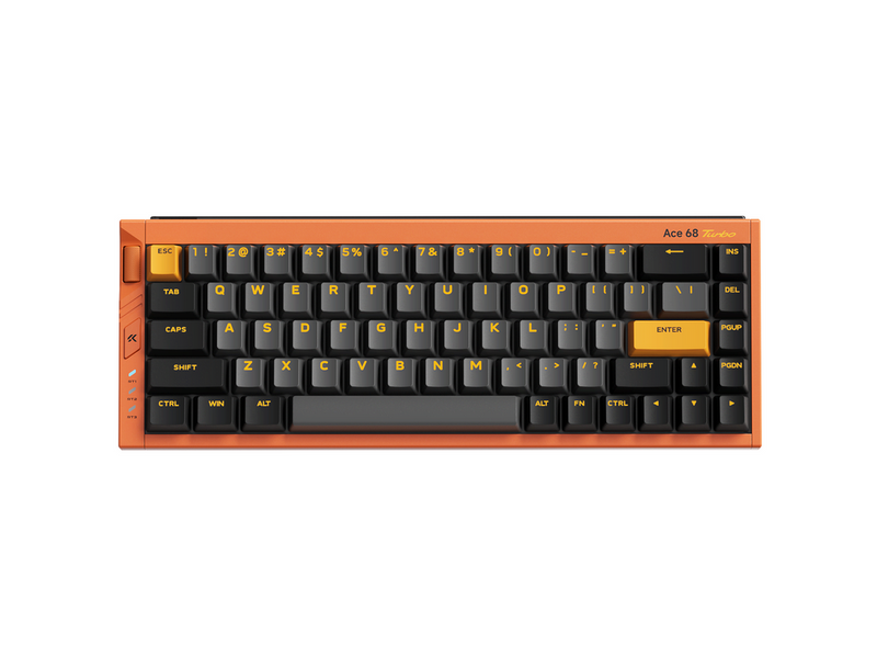 MCHOSE Ace 68 Turbo (Galaxy Orange) - Gaming Tastatur (TKL) - 65% - Englisch (US) - Orange