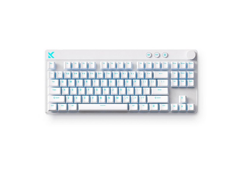 MCHOSE Mix 87 Mount Tai Magnetic Hall Effect - Gaming Tastatur (TKL) - 80% - Englisch (US) - Weiss