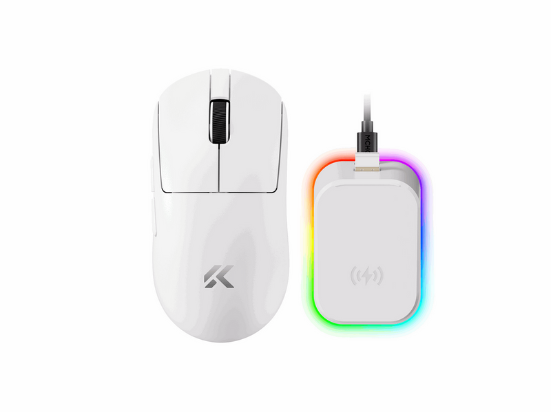 MCHOSE A7 V2 Ultra+ Lightweight Wireless - Gaming Maus (Weiß)