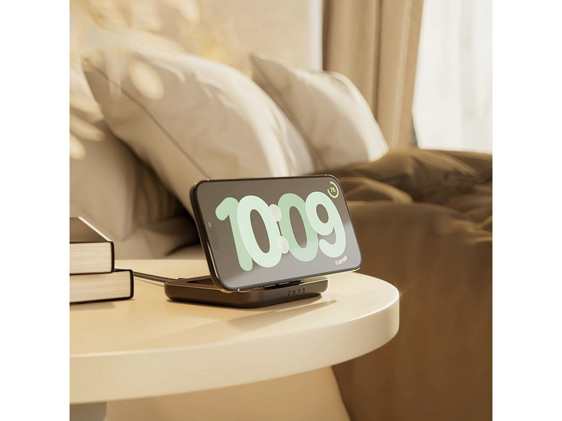 ZENS Magnetic Nightstand Charger - Black