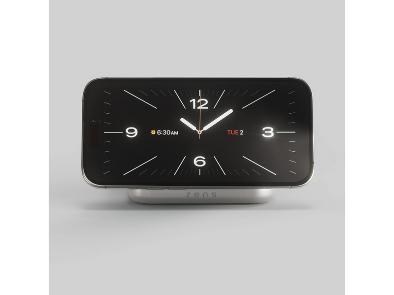ZENS Magnetic Nightstand Charger - White