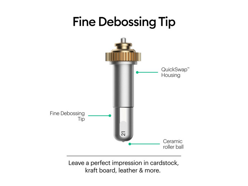 Cricut Fine Debossing Tip + QuickSwap Housing
