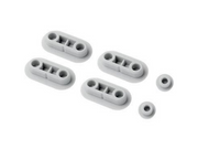 Ifö Sign buffer set for toiletseat hard (6 pcs.)