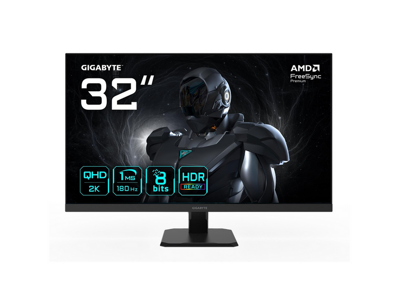 32" GIGABYTE GS32QA - 2560x1440 (QHD) - 180Hz - IPS