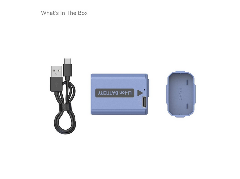 SmallRig 4330 Camera Battery USB-C Rechargable NP-FW50