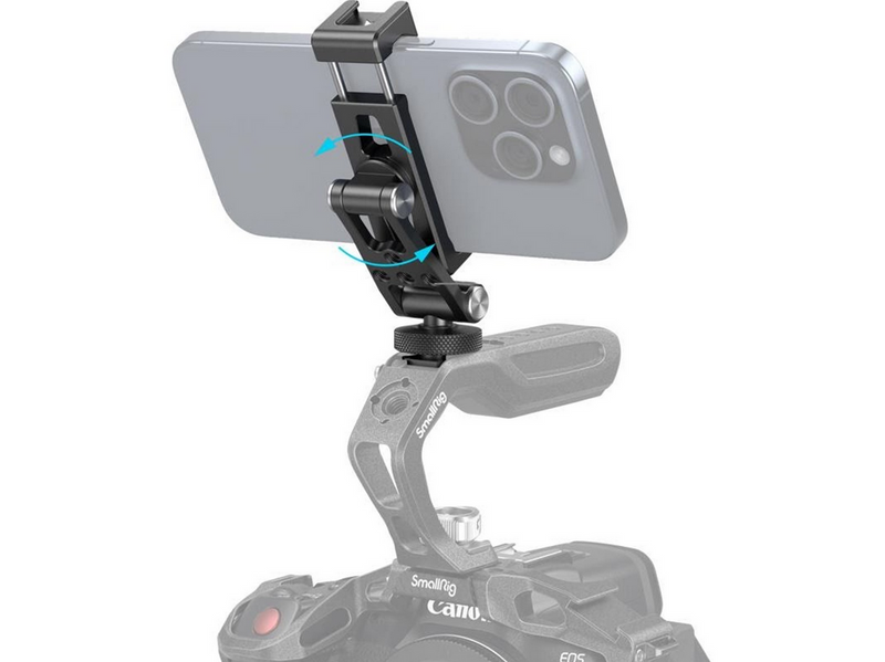 SmallRig 4382 Metal Phone Holder with Cold Shoe Mount