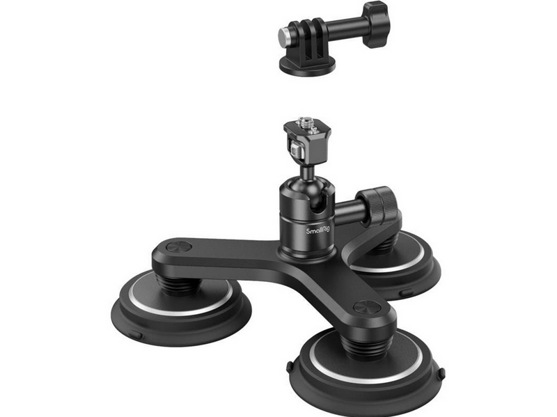 SmallRig 4468 Triple Magnetic Suction Cup Mounting Support Kit for Action Cameras