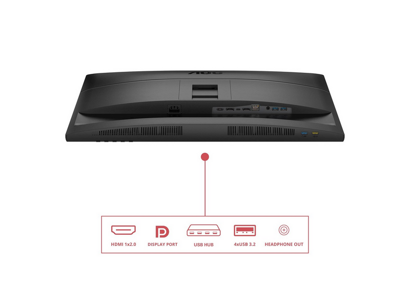 27" AOC Q27E4CV - 2560x1440 (QHD) - 120Hz - IPS - 90W USB-C