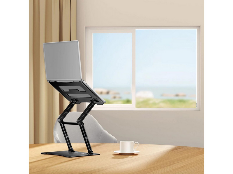 Wozinsky WRS-CPY75DSB Aluminum Laptop and Tablet Stand + Smartphone Stand - Black
