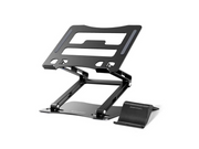 Wozinsky WRS-CPY75DSB Aluminum Laptop and Tablet Stand + Smartphone Stand - Black