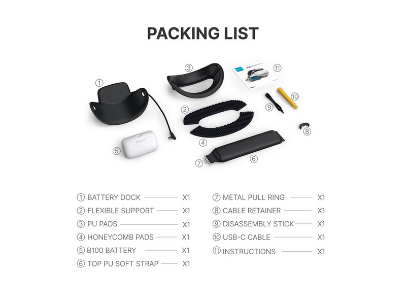 BoboVR P4U Battery Strap - Für PICO 4 Ultra & Ultra Enterprise