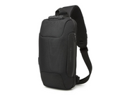 Wozinsky Premium Single Shoulder Anti-Theft City Backpack with Organizer and USB - Black