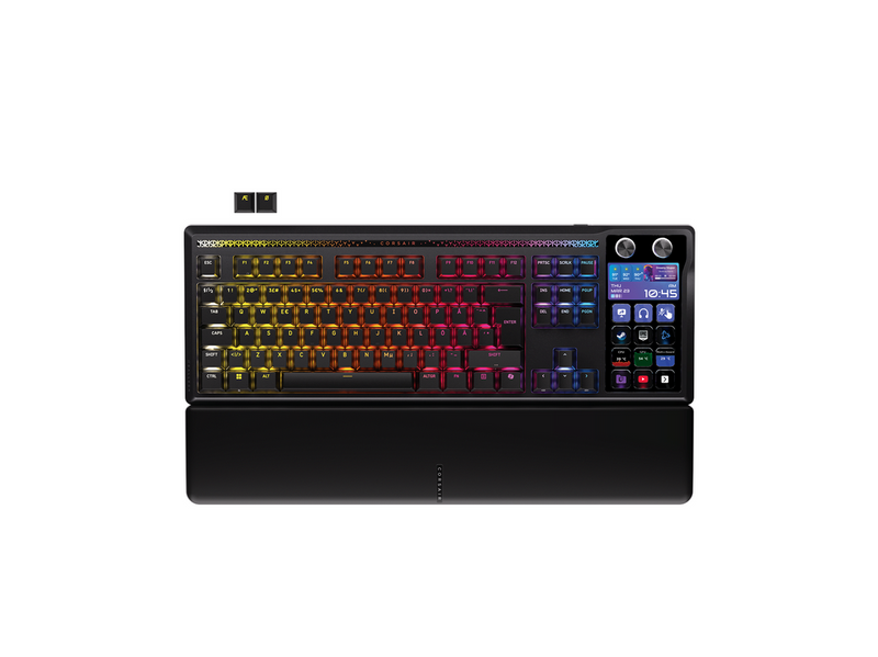 Corsair GALLEON 100 SD Stream Deck-Integrated Mechanical - Gaming Tastatur - Full-Size - Nordic ISO - Schwarz