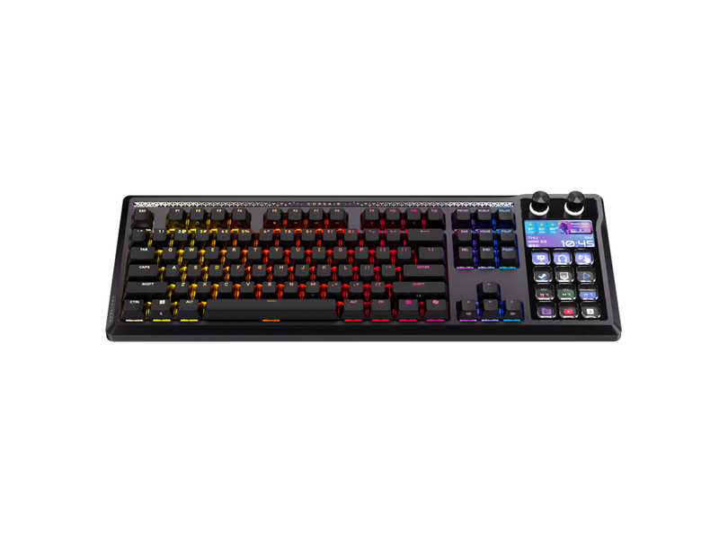 Corsair GALLEON 100 SD Stream Deck-Integrated Mechanical - Gaming Tastatur - Full-Size - Nordic ISO - Schwarz