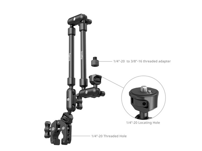 SmallRig 4766 Magic Arm with Crab Clamp Kit