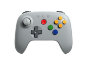 8BitDo 64 Bluetooth - Classic Grey - PC - Switch 1 & 2 - Wireless Controller - Android