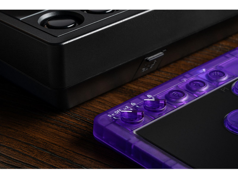 8BitDo Arcade - Transparant Purple - Wireless Arcade stick - PC