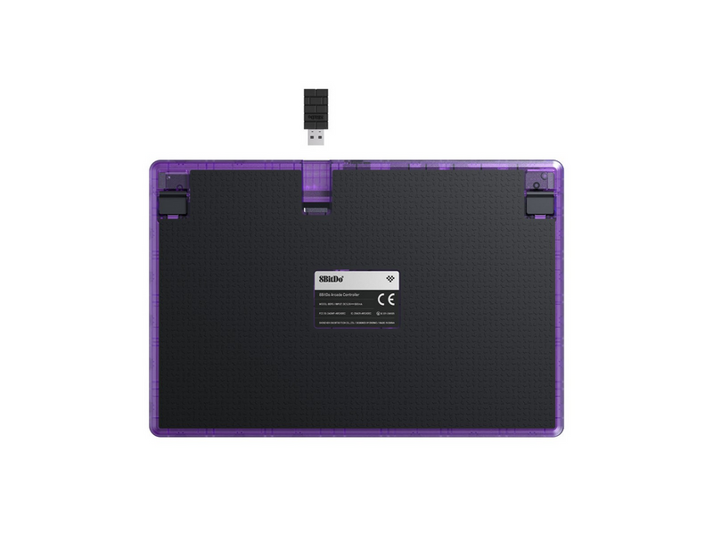 8BitDo Arcade - Transparant Purple - Wireless Arcade stick - PC