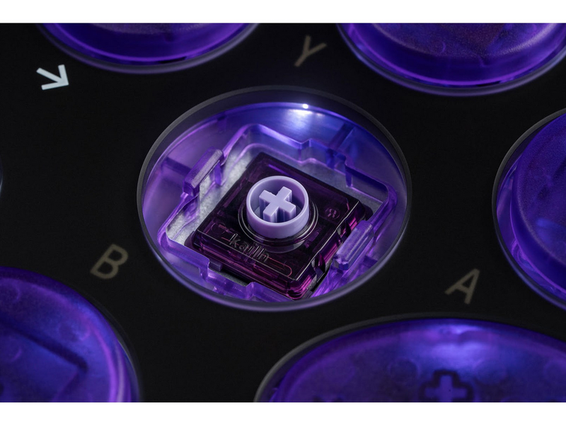 8BitDo Arcade - Transparant Purple - Wireless Arcade stick - PC