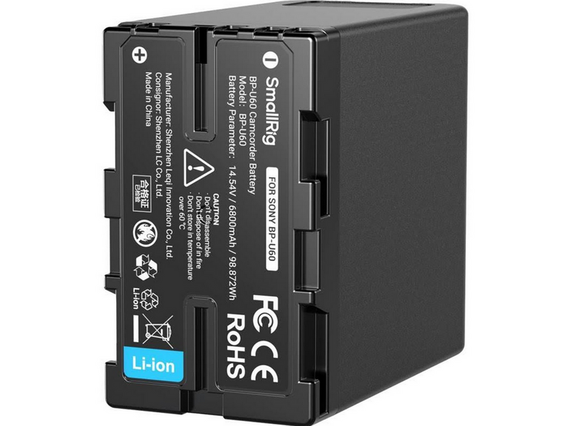 SmallRig 4670 BP-U60 Camcorder Battery