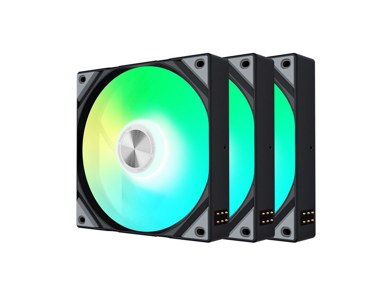 Tryx ROTA SL ARGB Reverse (3-pack) - Gehäuselüfter - 120mm - Schwarz mit RGB LED