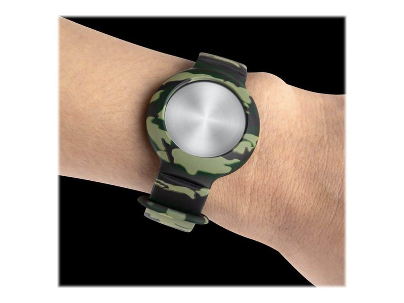 Deltaco Apple AirTag silicone wristband camouflag